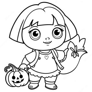 Dora Halloween Malarbok 63849-52815