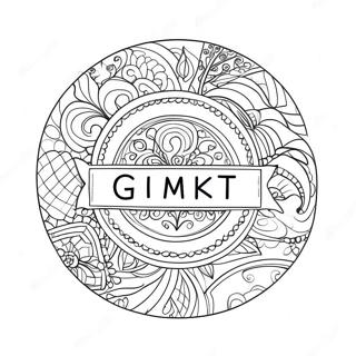 Farglaggningssida Med Gimkit Logotyp 63889-52852