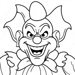 Farglaggningssida Med Killer Klowns 63899-52860