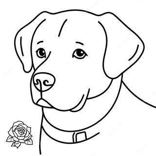 Farglaggningssida Med Labrador 6394-5201