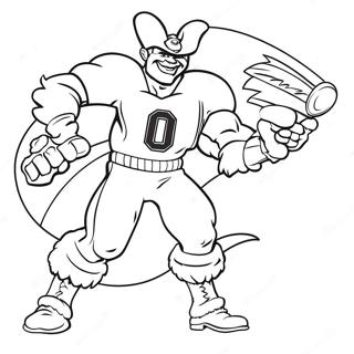 Oklahoma Sooners Maskot Farglaggningssida 64040-52965