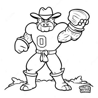 Oklahoma Sooners Maskot Farglaggningssida 64040-52968