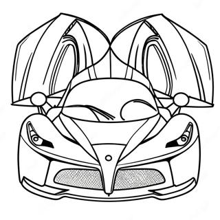 Laferrari Ferrari Målarbilder