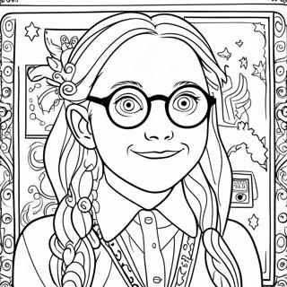 Luna Lovegood Quibbler Tidning Malarbild 64350-53213