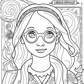 Luna Lovegood Quibbler Tidning Malarbild 64350-53215