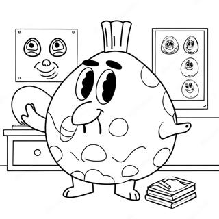 Mrs Puff I Sin Klassrum Malarbild 64401-53242