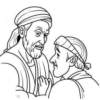 Jakob Och Esau Malarbild 64440-53278