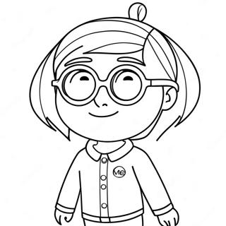 Agnes Fran Despicable Me Malarbild 64460-53298