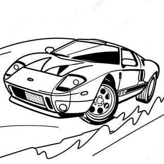 Ford Gt Malarbild 64510-53335