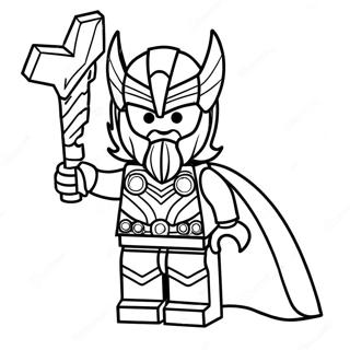 Lego Thor Målarbilder