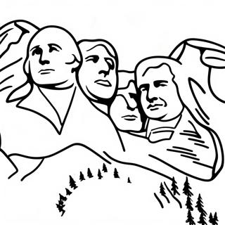 Mount Rushmore Målarbilder