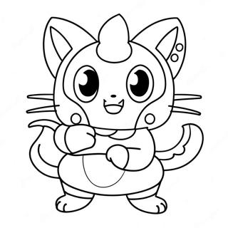 Jibanyan Yo Kai Malarbild 64701-53497