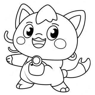 Jibanyan Yo Kai Malarbild 64701-53499