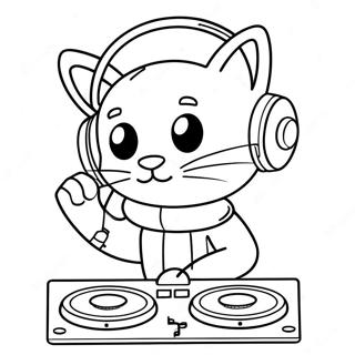 Dj Catnip Malarbild 64720-53501