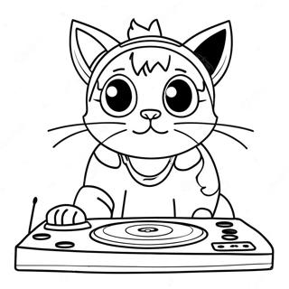 Dj Catnip Malarbild 64720-53502