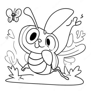 Jitterbug Dansande Beat Bugs Farglaggningssida 64831-53597