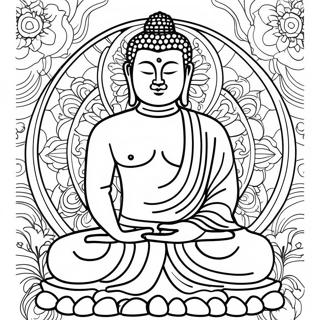 Fridfull Buddha Malarbild 6495-5285