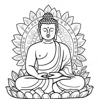 Fridfull Buddha Malarbild 6495-5286