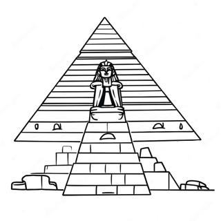 Majestatisk Egyptisk Pyramid Malarbild 65011-53735