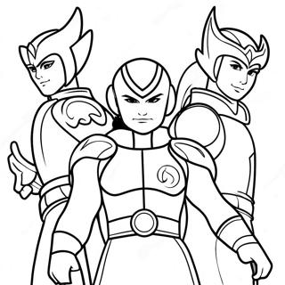 Spirit Rangers Malarbild 65100-53808