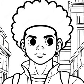 Huey Freeman Boondocks Malarbild 6525-5310