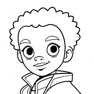 Huey Freeman Boondocks Malarbild 6525-5312