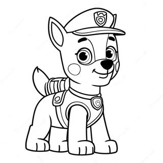 Aventyrlig Tracker Paw Patrol Malarbild 65371-54038