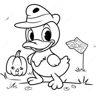 Donald Duck Halloween Malarbild 65820-54384