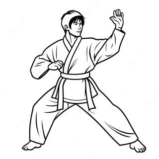 Taekwondo Malarbild 65980-54492