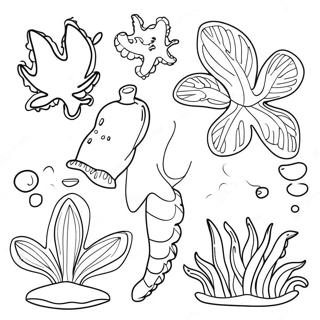 Havsvaxter Coloring Page 66030-54542