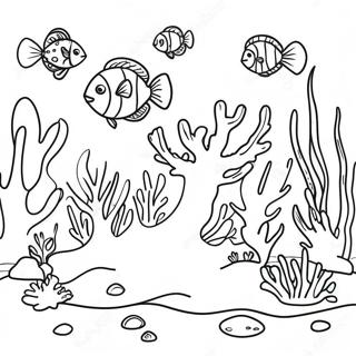 Fargglad Korallrev Coloring Page 66031-54546