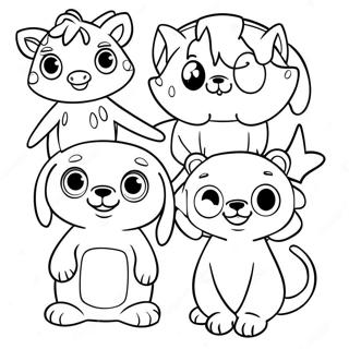 Pajanimals Coloring Page 66050-54560