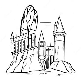 Hogwarts Slott Malarbild 66091-54587