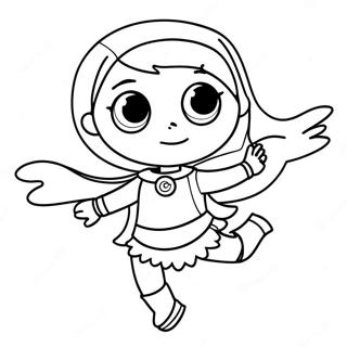 Wordgirl I Aktion Farglaggningssida 66271-54751