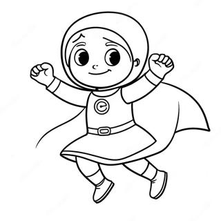 Wordgirl I Aktion Farglaggningssida 66271-54752