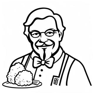 Kfc Logotyp Farglaggningssida 66290-54738