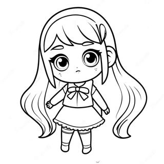 Yandere Simulator Chibi Stil Malarbild 66341-54792