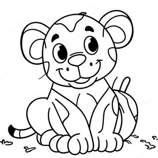 Tigger Malarbild 6644-5403