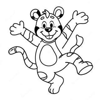 Glad Tigger Hoppar Malarbild 6645-5406