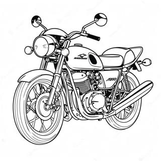 Klassisk Kawasaki Motorcykel Farglaggningssida 66851-55194