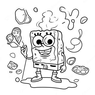 Stoner Spongebob Målarbilder