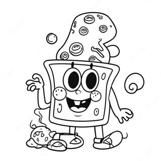 Stoner Spongebob Malarbild 66981-55287