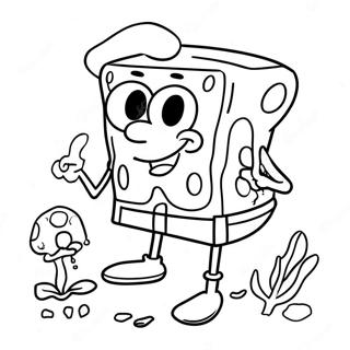 Stoner Spongebob Malarbild 66981-55288