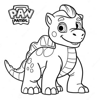 Rex Dinosaurens Paw Patrol Malarbild 67052-55336