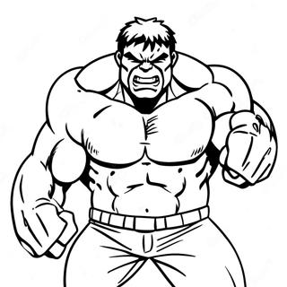 Hulk I Aktion Malarbild 67283-55517