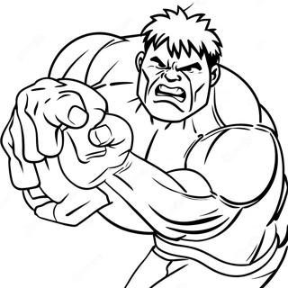 Hulk I Aktion Malarbild 67283-55518