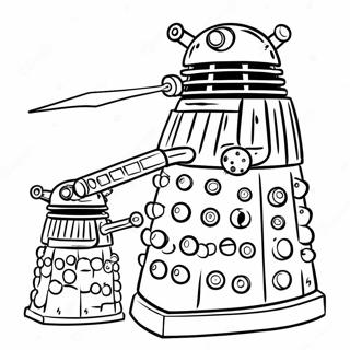 Dalek I Aktion Malarbild 6735-5478