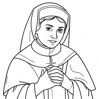 St Elizabeth Ann Seton I Bon Malarbild 67363-55584