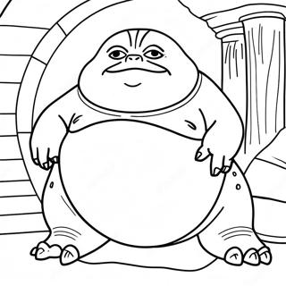 Jabba The Hutt Malarbild 67412-55618