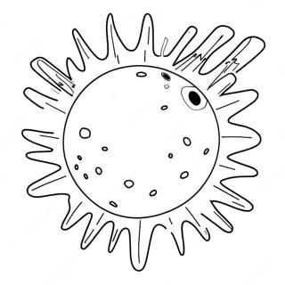 Exploderande Meteor Farglaggningssida 67713-55860